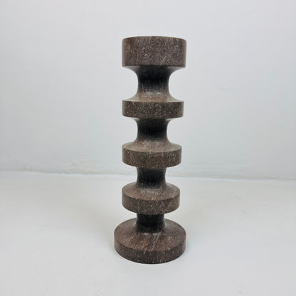 Accordian Candle Stand - Brown