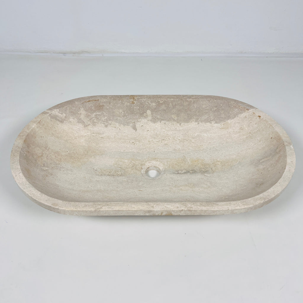 Light Beige Travertine Sink