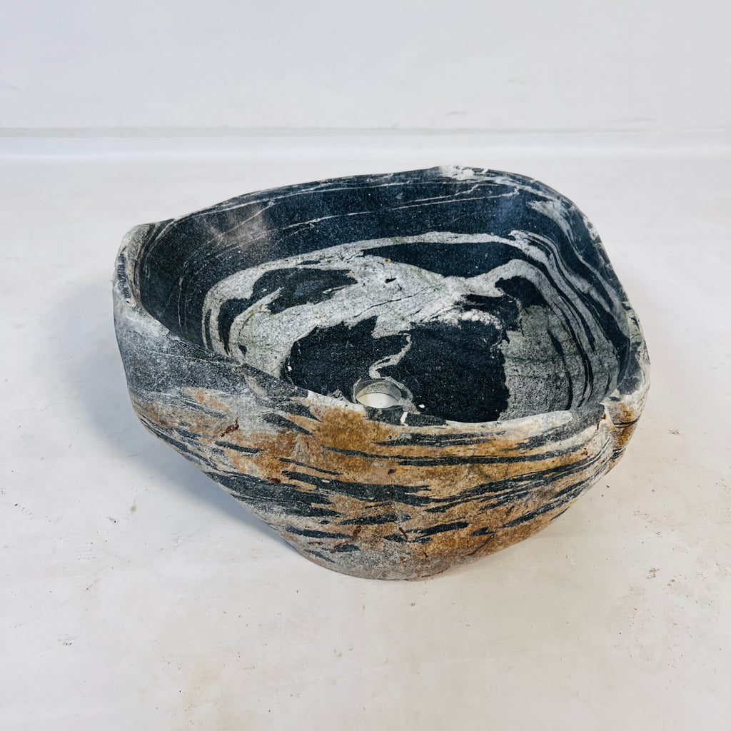 Ocean Gold Riverstone Sink