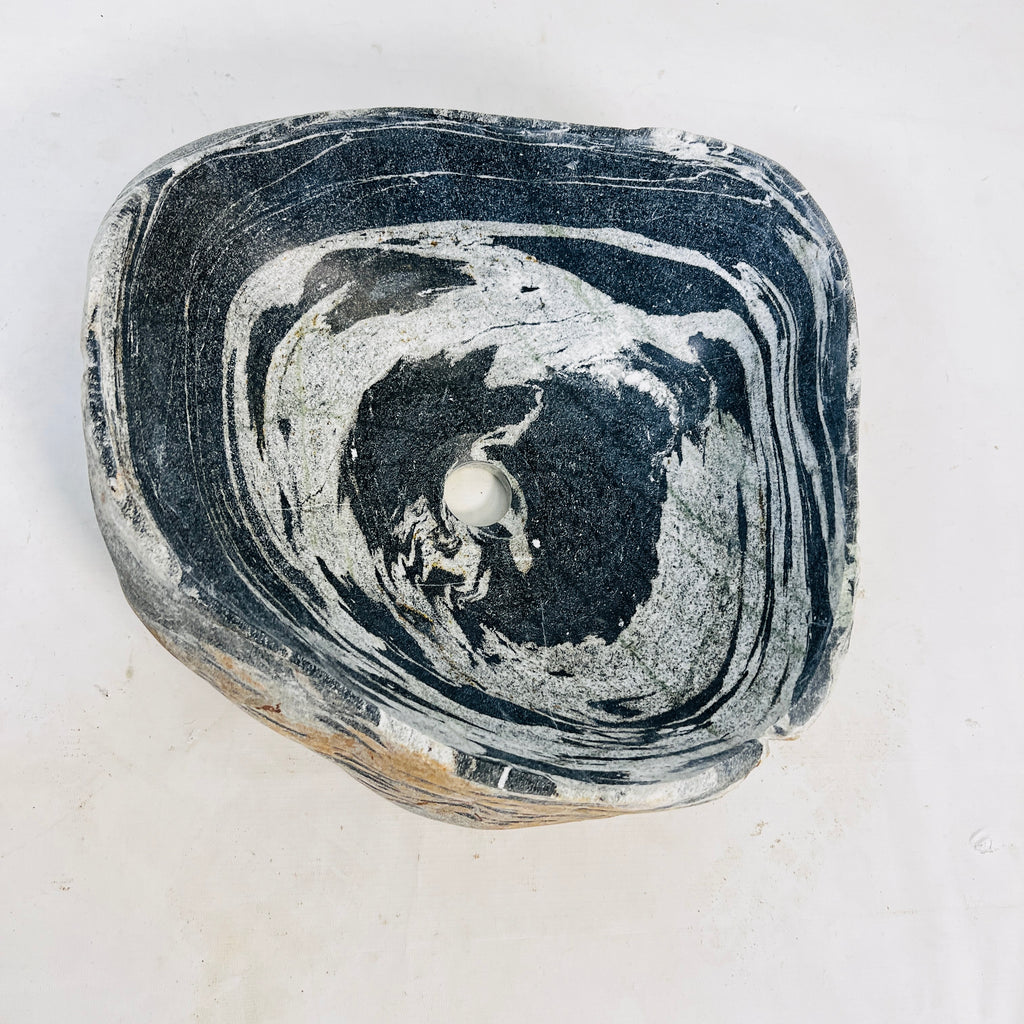Ocean Gold Riverstone Sink