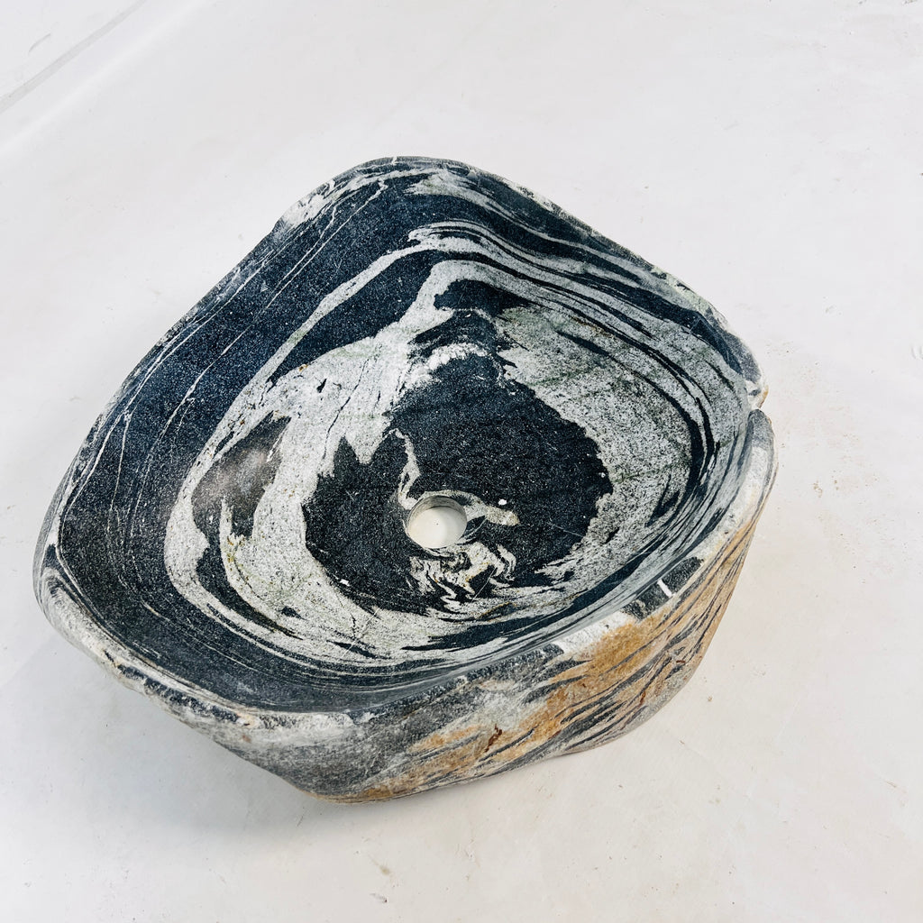 Ocean Gold Riverstone Sink