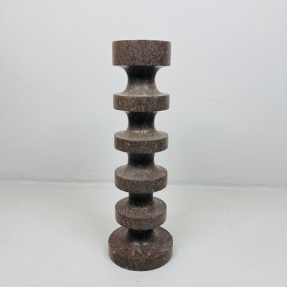 Accordian Candle Stand - Brown