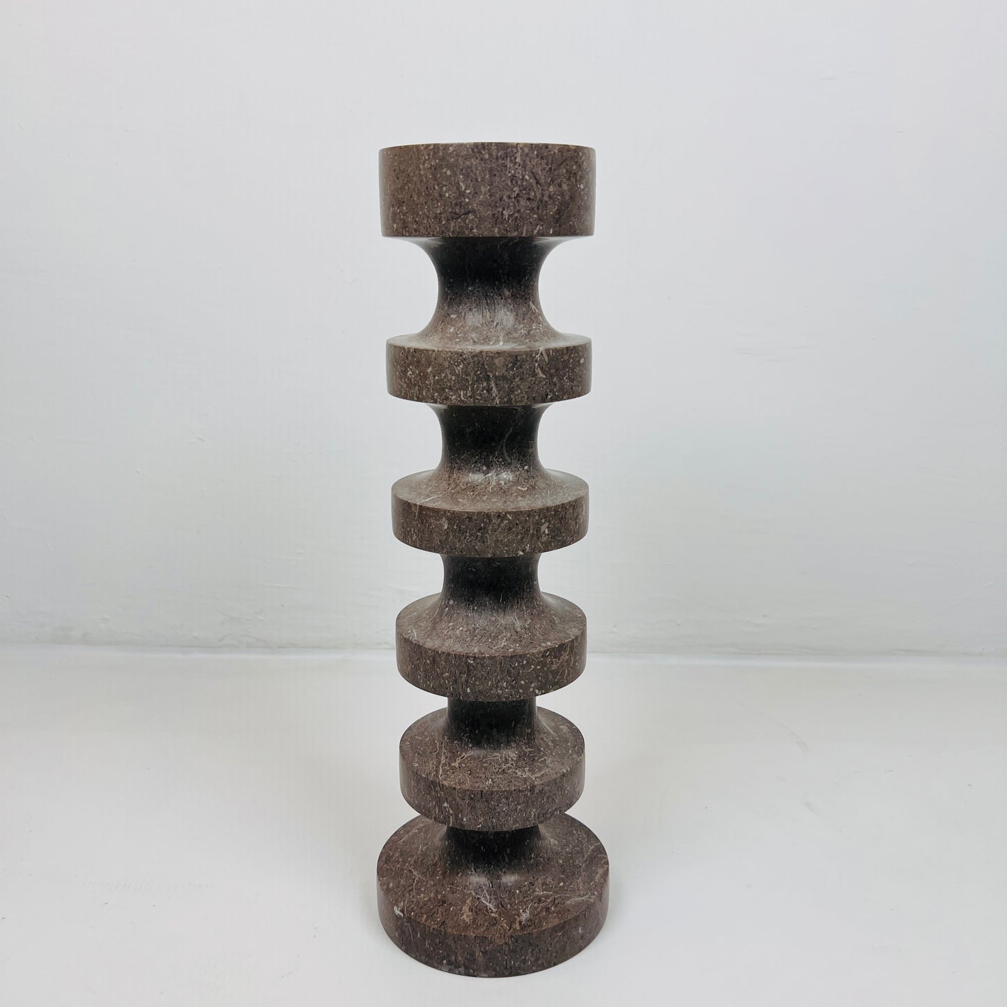 Accordian Candle Stand - Brown