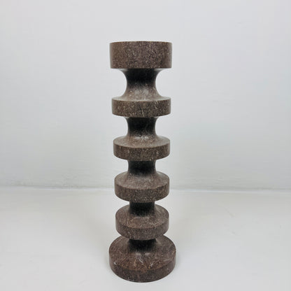 Accordian Candle Stand - Brown