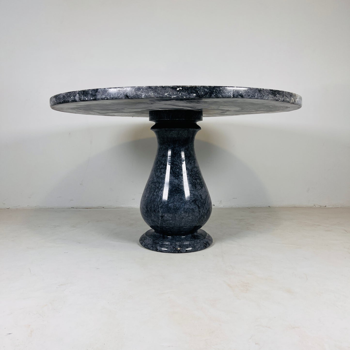 Helix Marble Table - Black & Blue