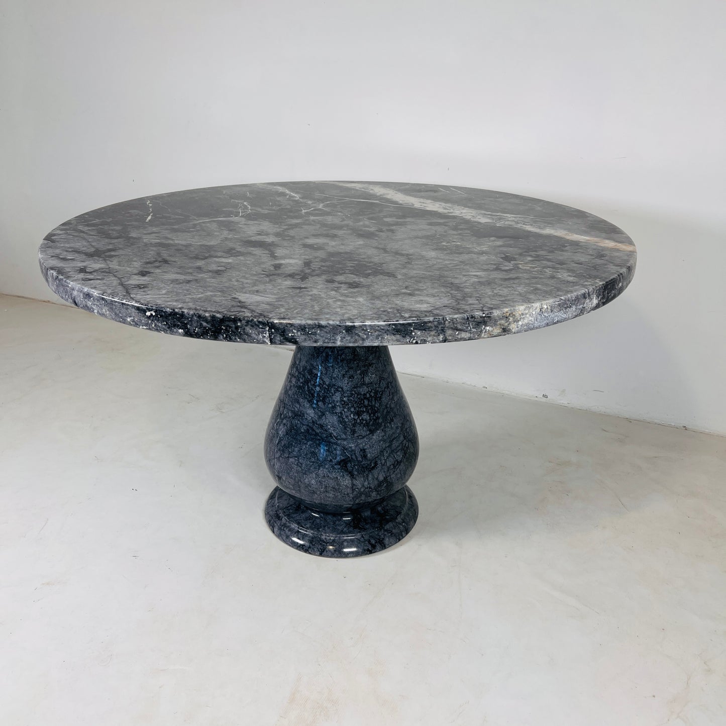 Helix Marble Table - Black & Blue