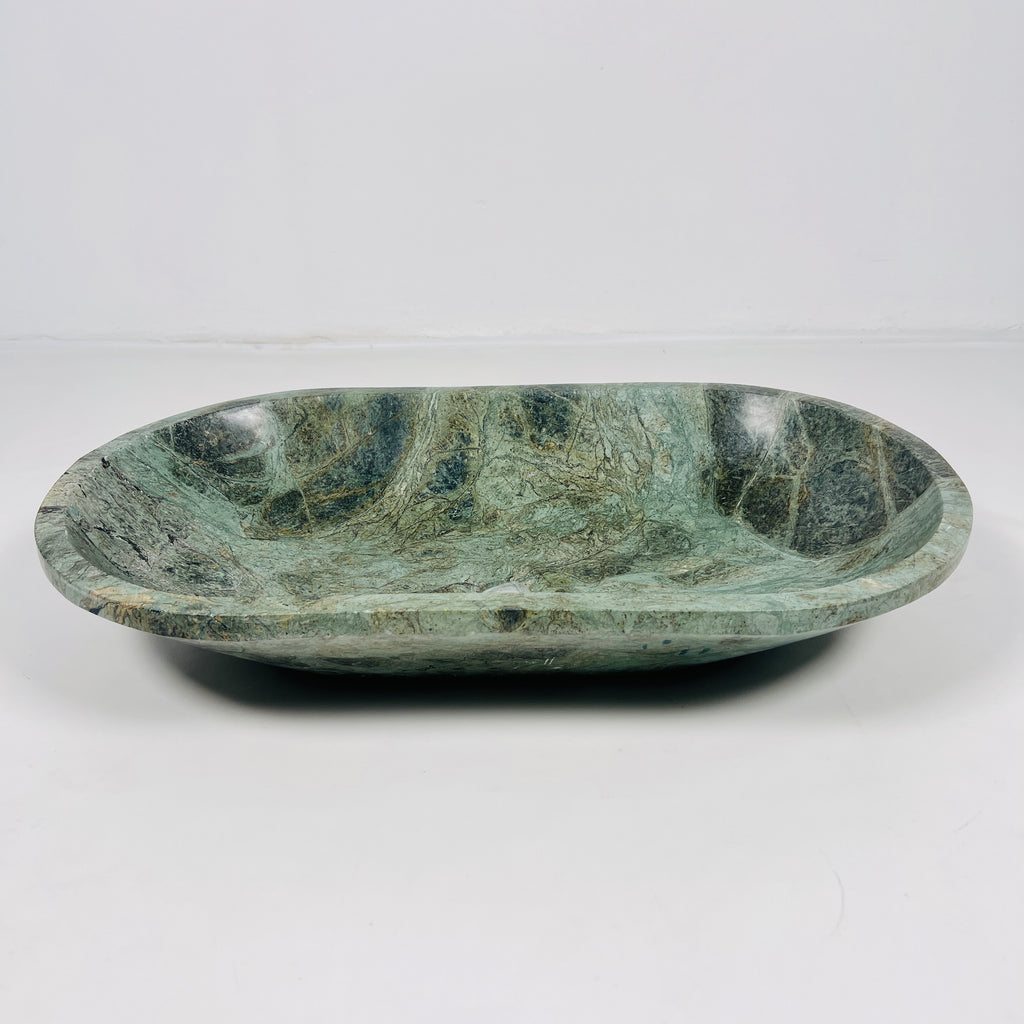 Oval Green Marble Sink