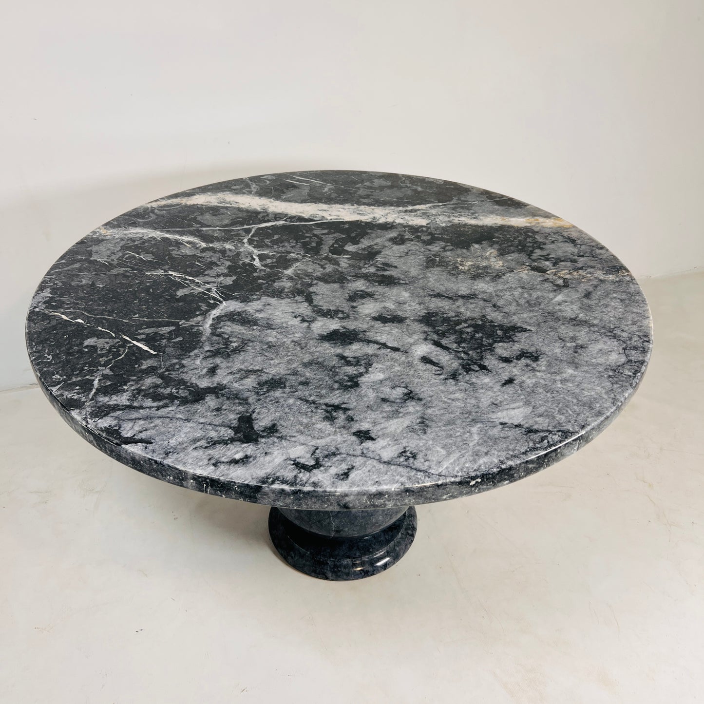 Helix Marble Table - Black & Blue