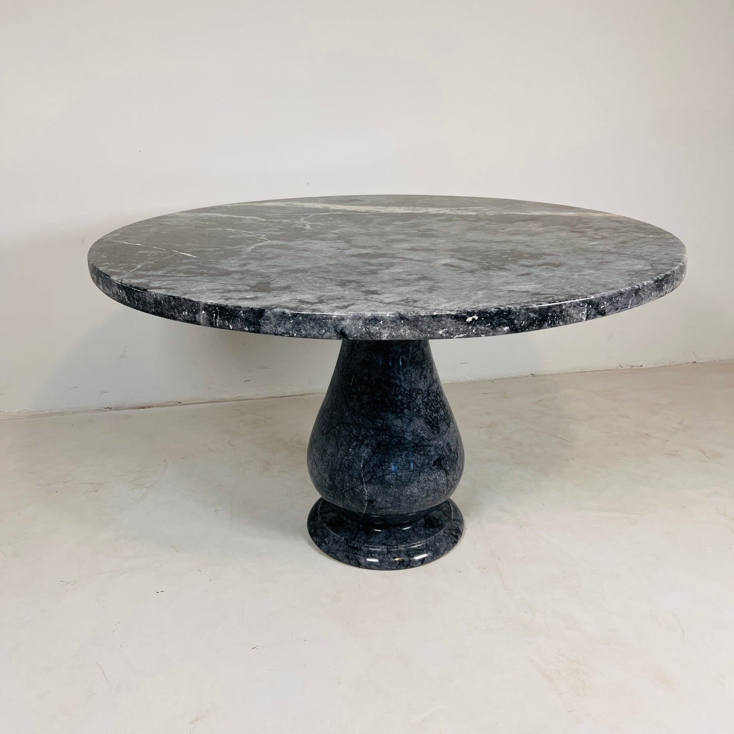 Helix Marble Table - Black & Blue