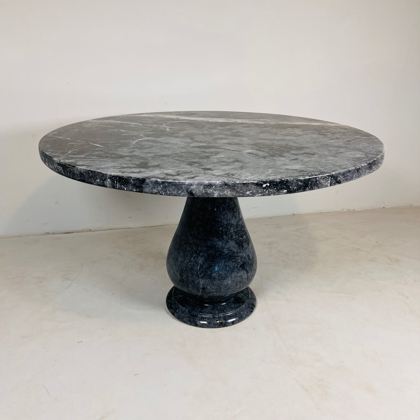 Helix Marble Table - Black & Blue