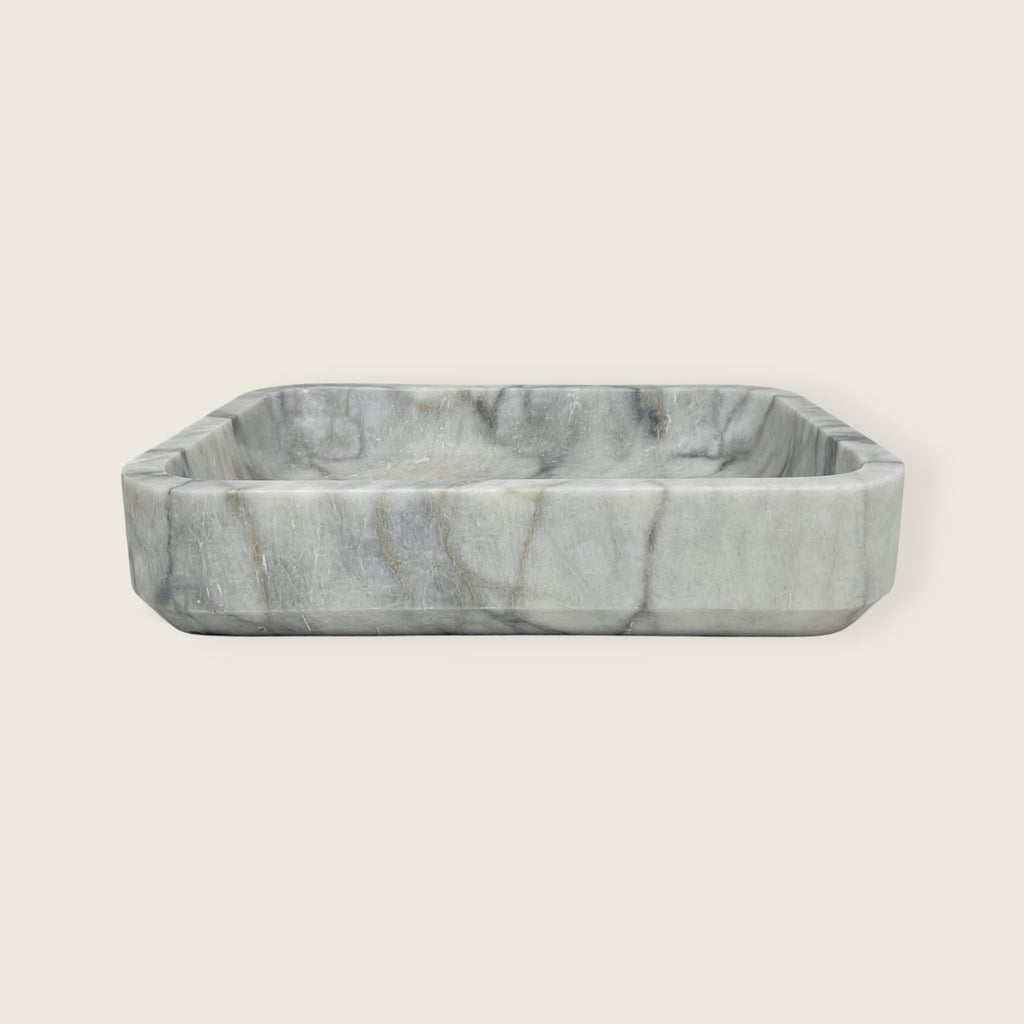 Grey Veined Marble Sink
