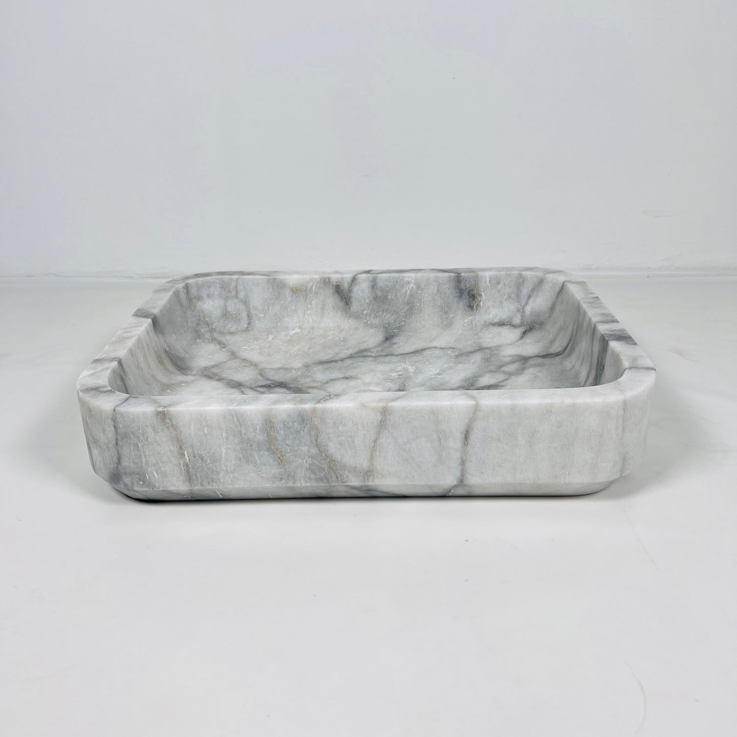 Rounded Rectangle Sink - Gray Commando