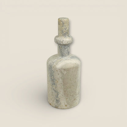 Collared Ornament Bottle - Travertine