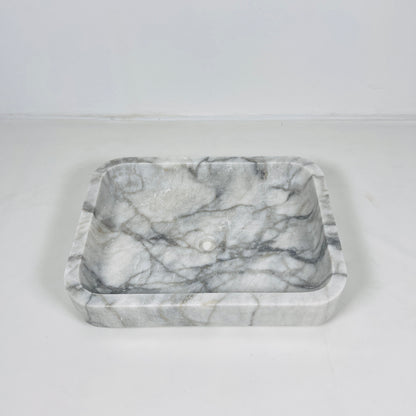 Rounded Rectangle Sink - Gray Commando