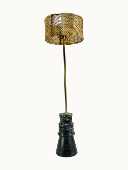 Frustum Ringed Lamp - Black
