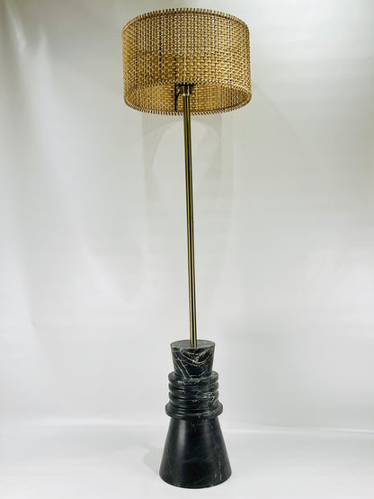 Frustum Ringed Lamp - Black