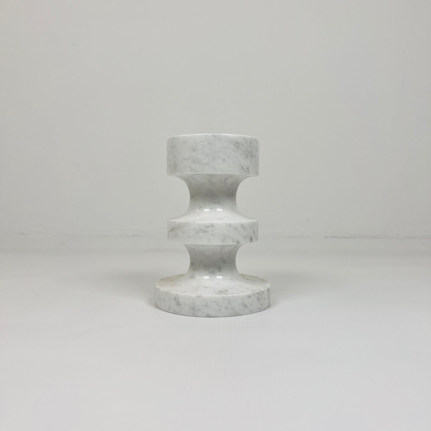 Triple Disc Candle Stand - Gray