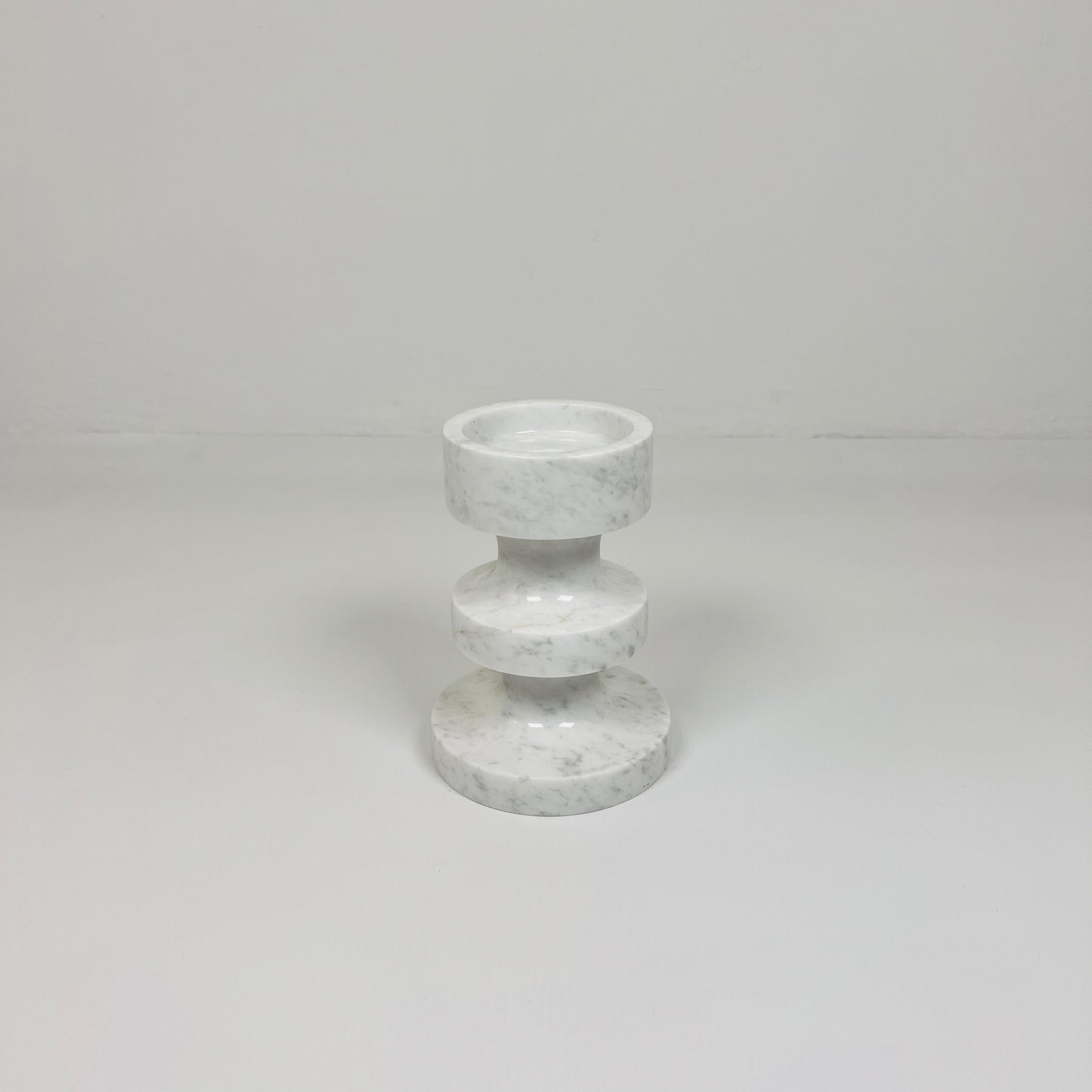 Triple Disc Candle Stand - Gray
