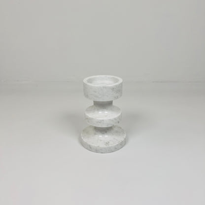 Triple Disc Candle Stand - Gray