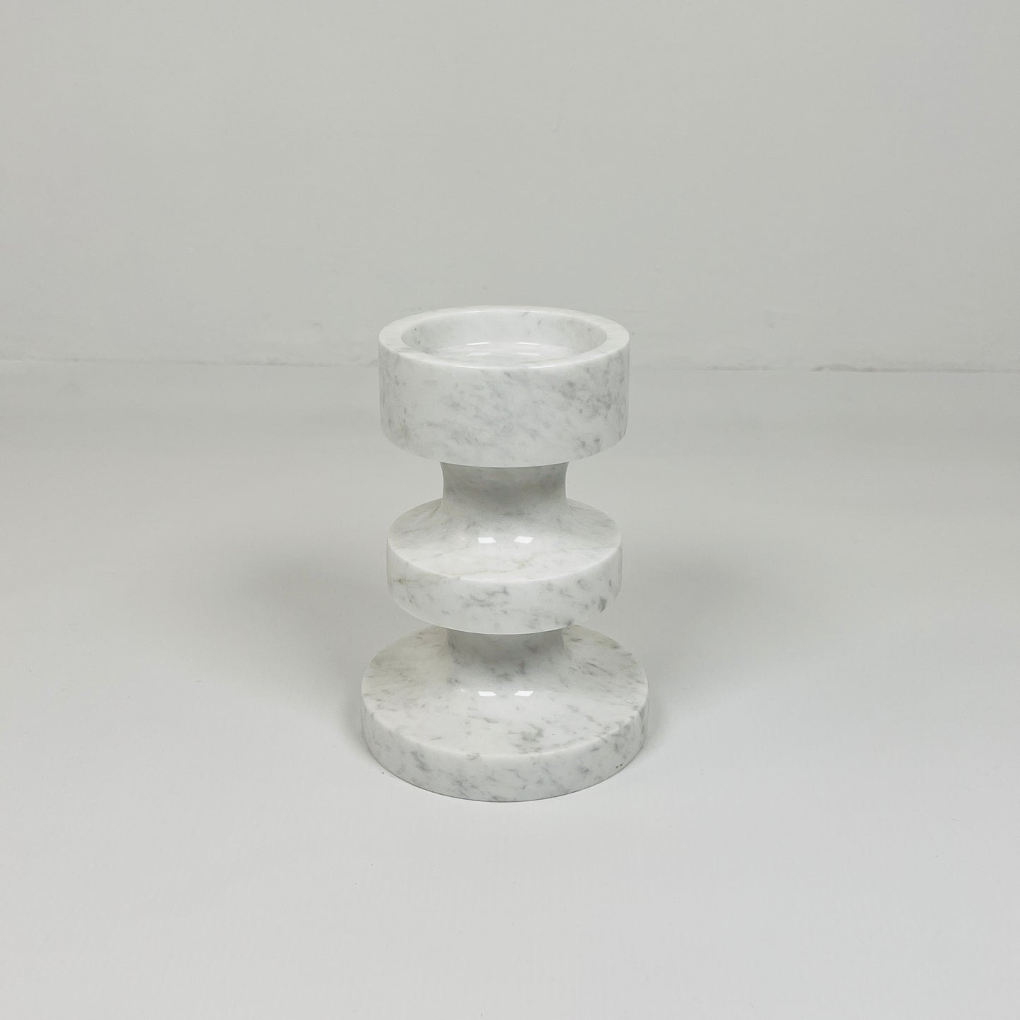 Triple Disc Candle Stand - Gray