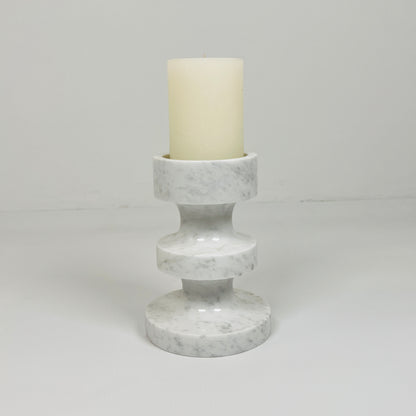 Triple Disc Candle Stand - Gray