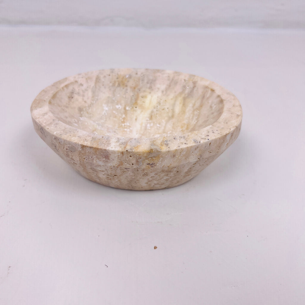 Travertine Grazed Soap Dish