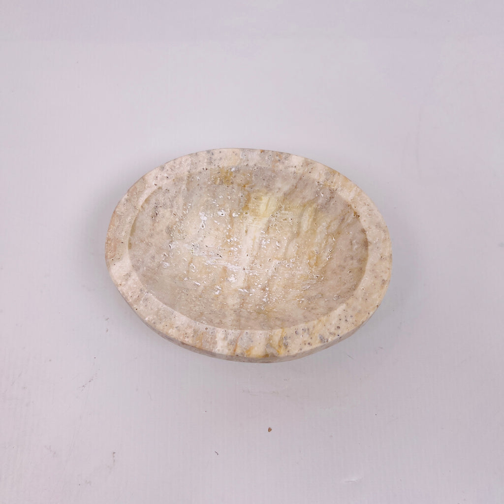 Travertine Grazed Soap Dish