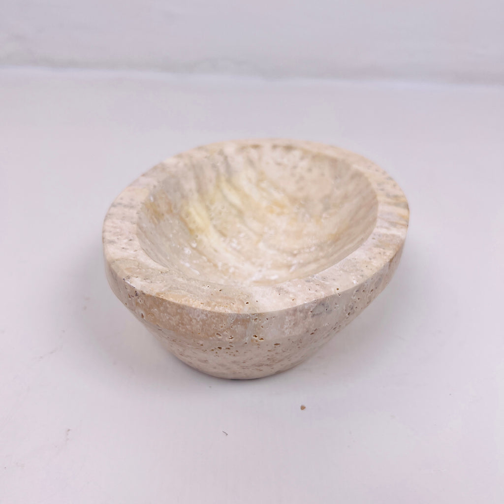 Travertine Grazed Soap Dish