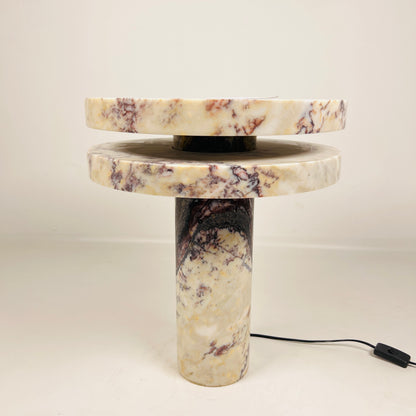 Dual Disc Lamp - Red & White