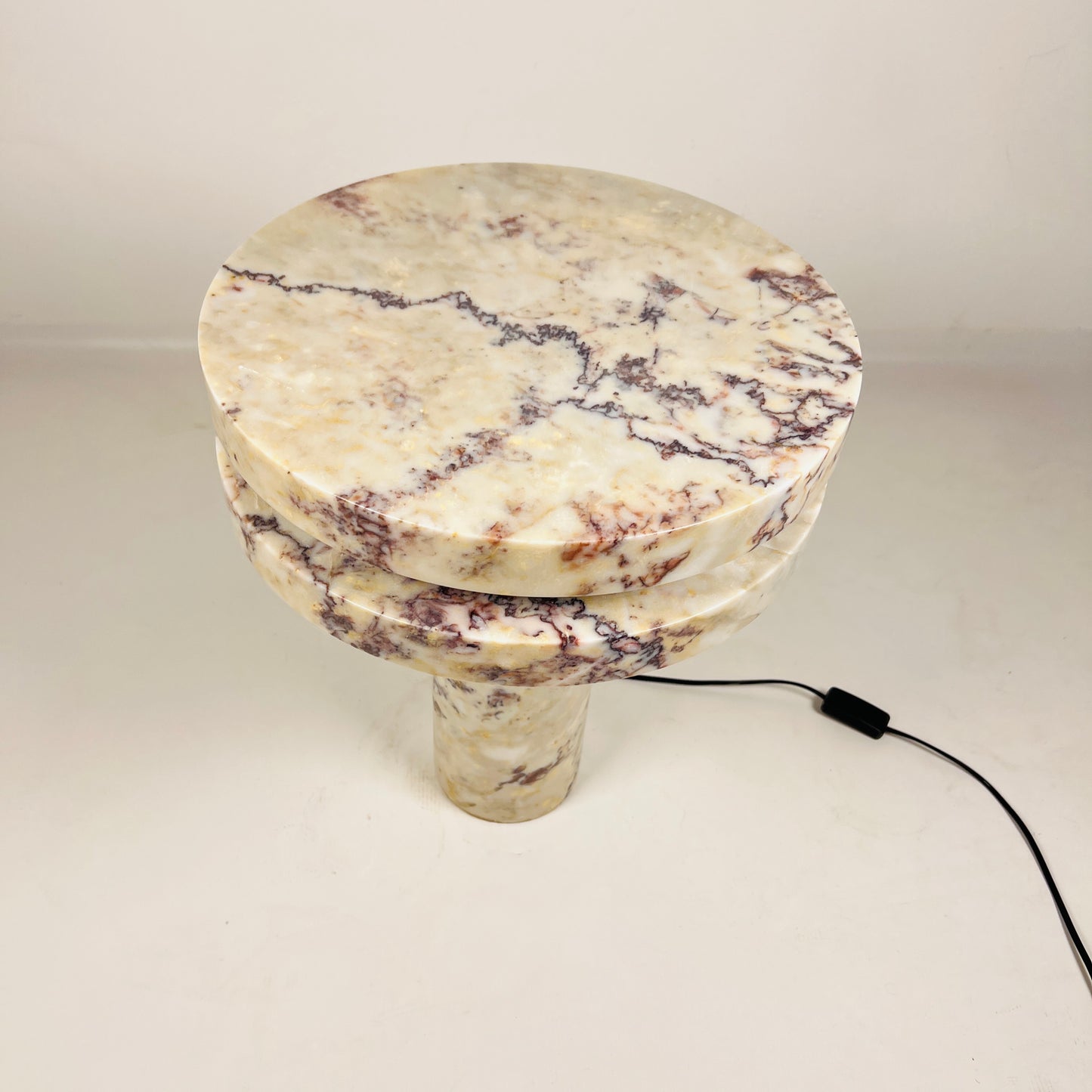 Dual Disc Lamp - Red & White