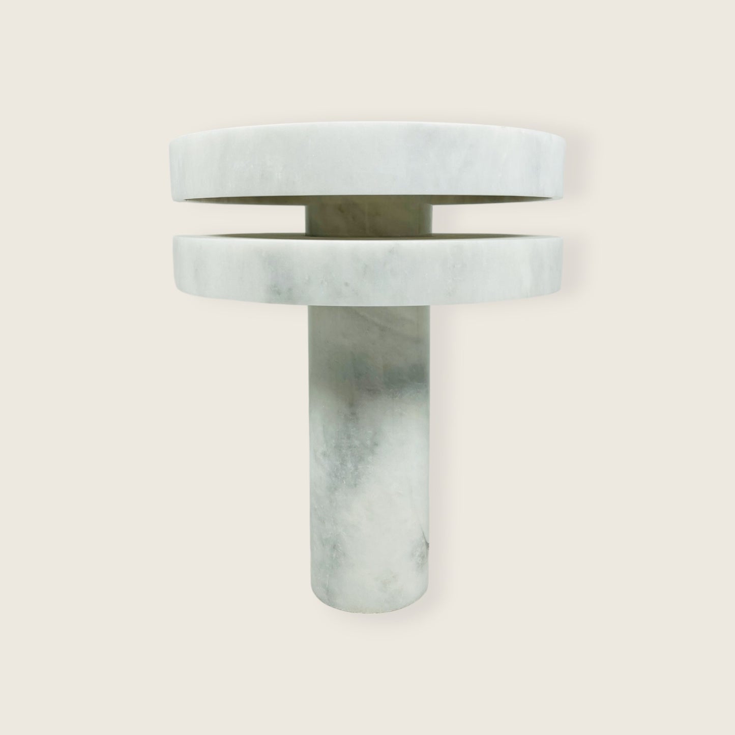 Dual Disc Lamp - Gray