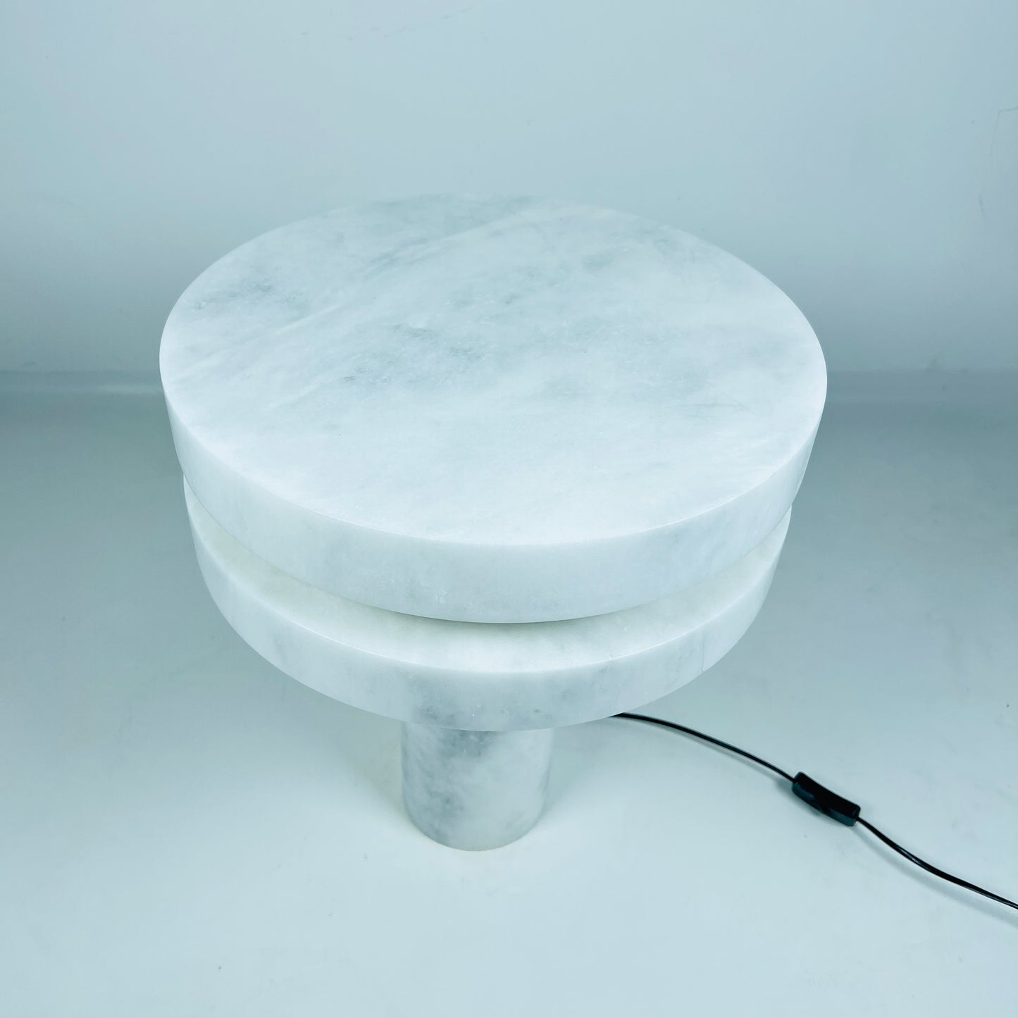 Dual Disc Lamp - Gray