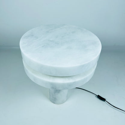 Dual Disc Lamp - Gray