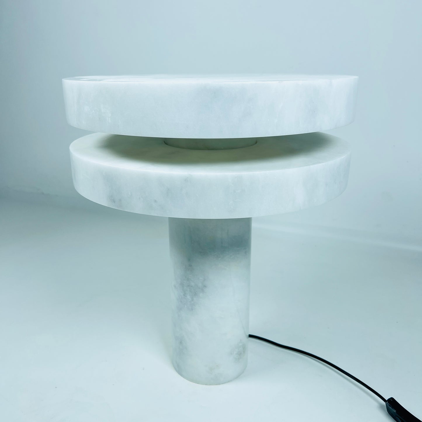 Dual Disc Lamp - Gray