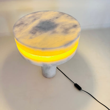 Dual Disc Lamp - Gray