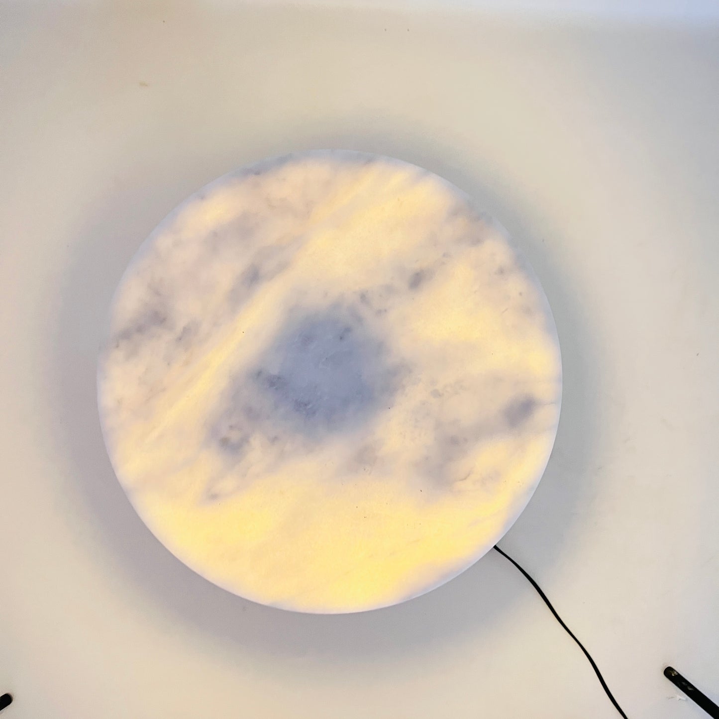 Dual Disc Lamp - Gray