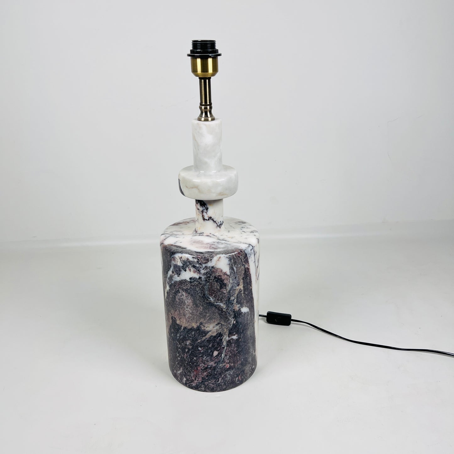 Bottleneck Table Lamp - Red & White
