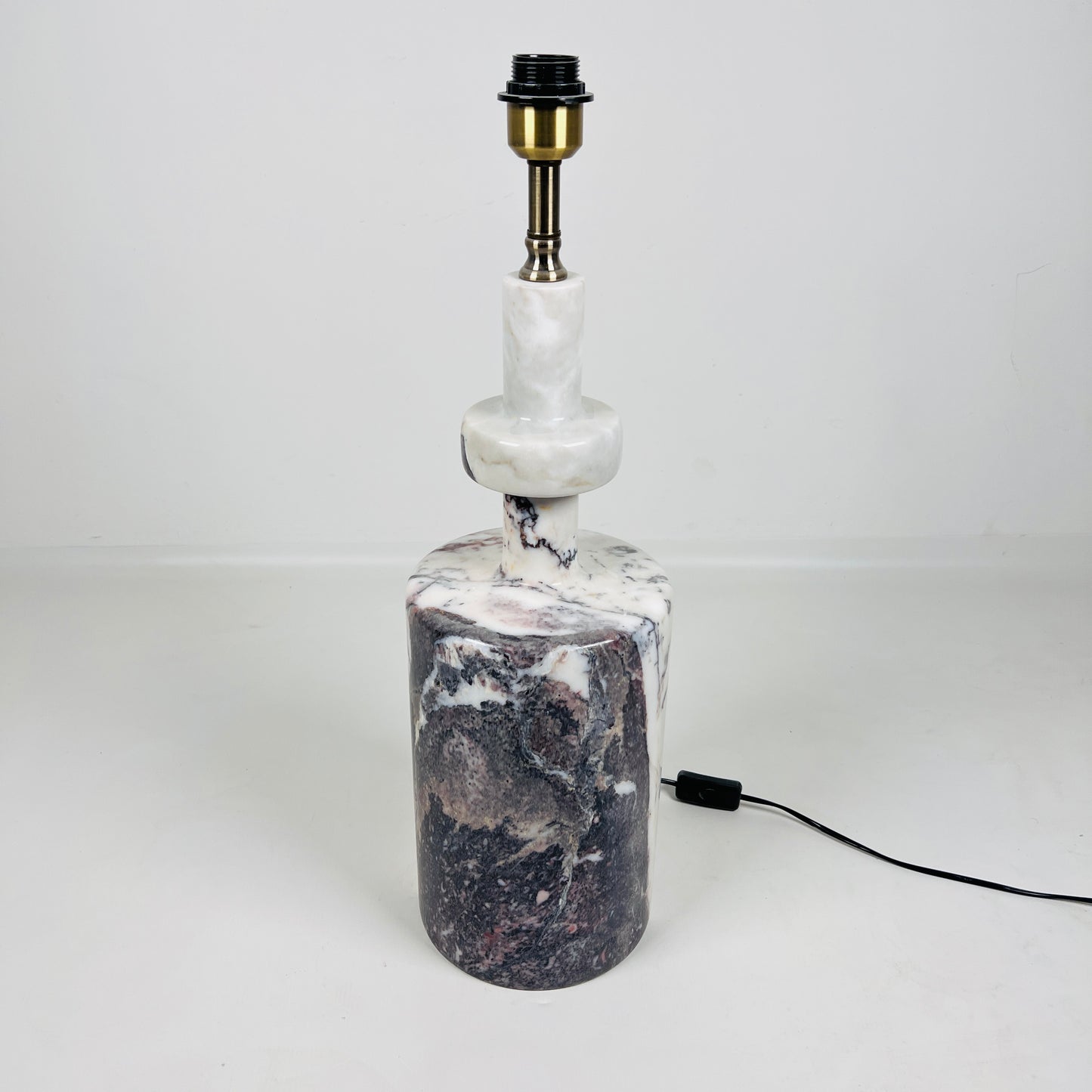 Bottleneck Table Lamp - Red & White