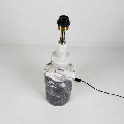 Bottleneck Table Lamp - Red & White