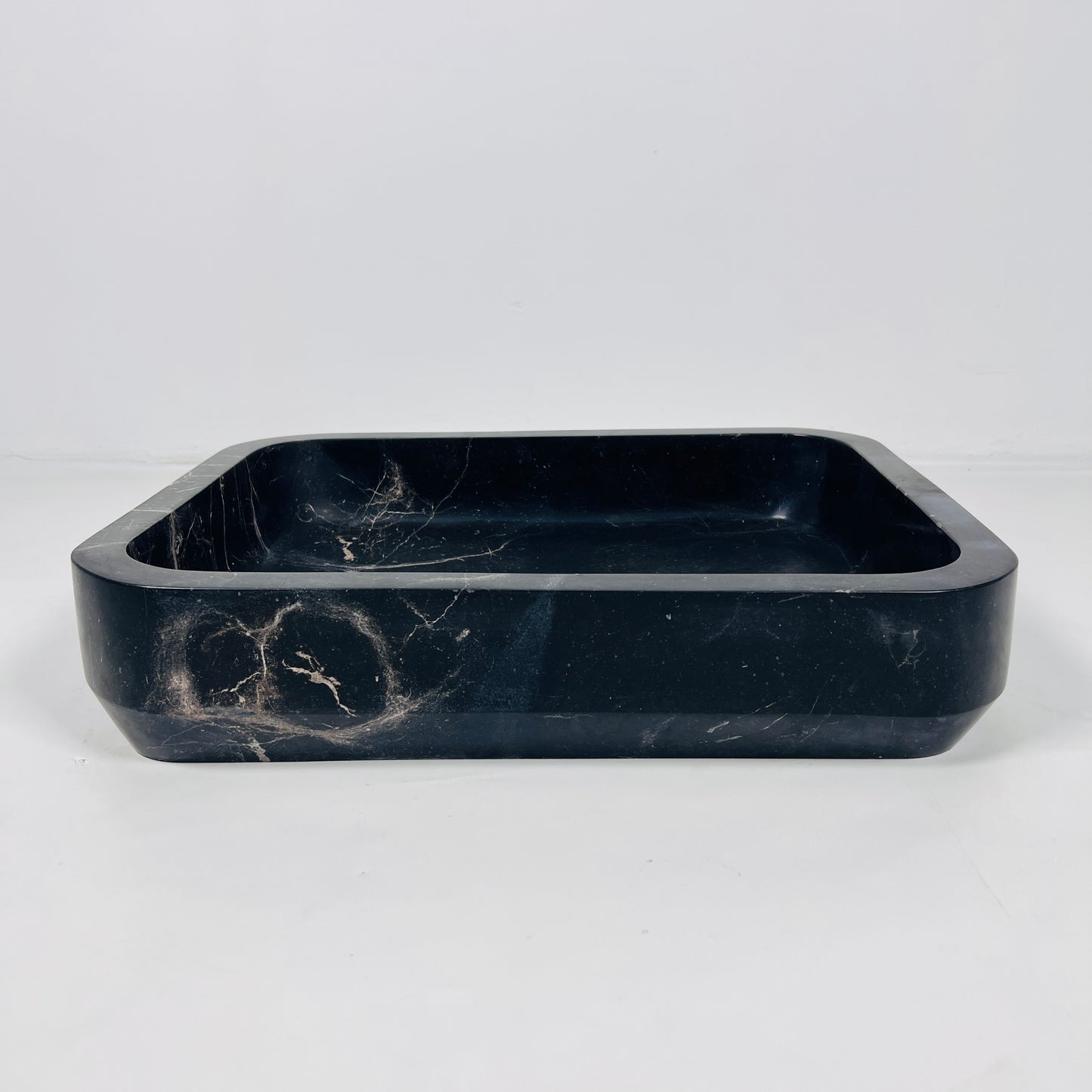 Rounded Rectangle Sink - Polish Black