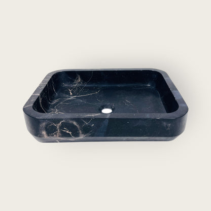 Rounded Rectangle Sink - Polish Black