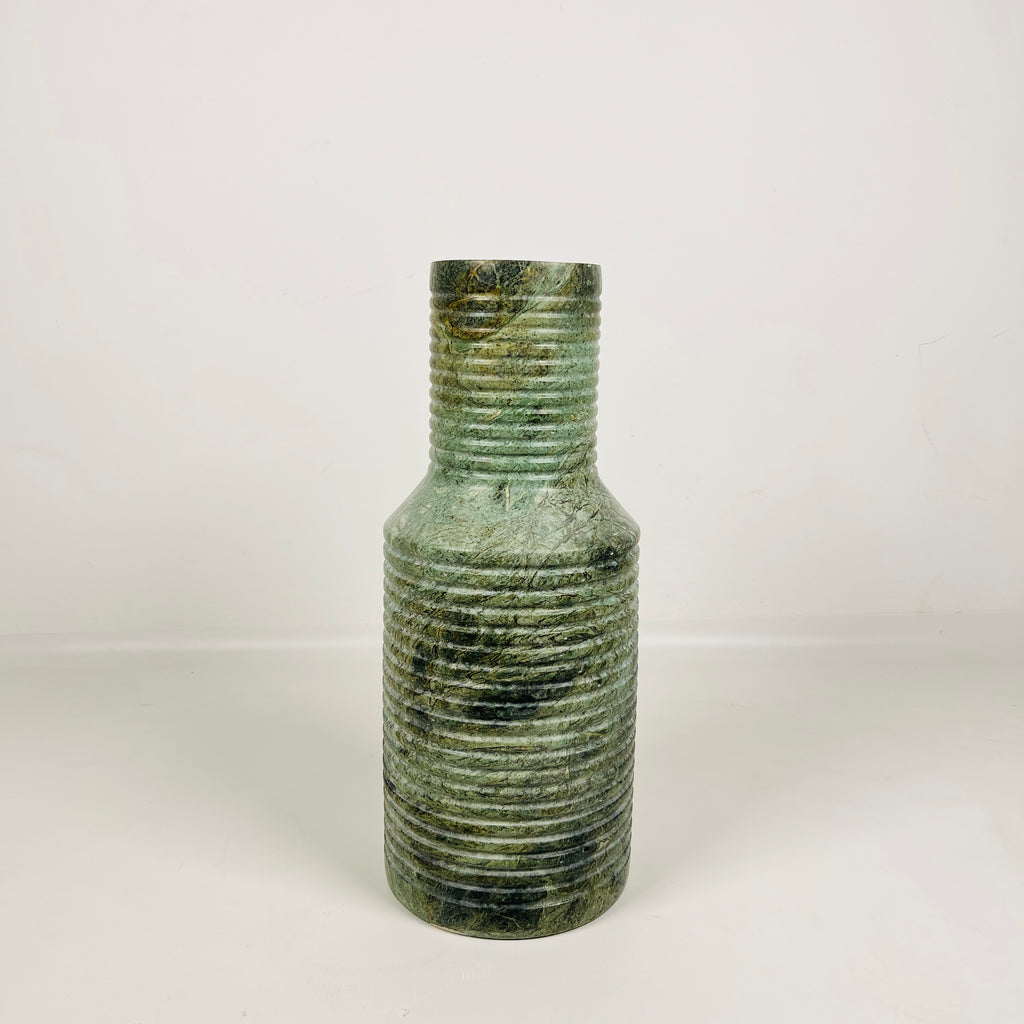 Jungle Green Ridge Vase