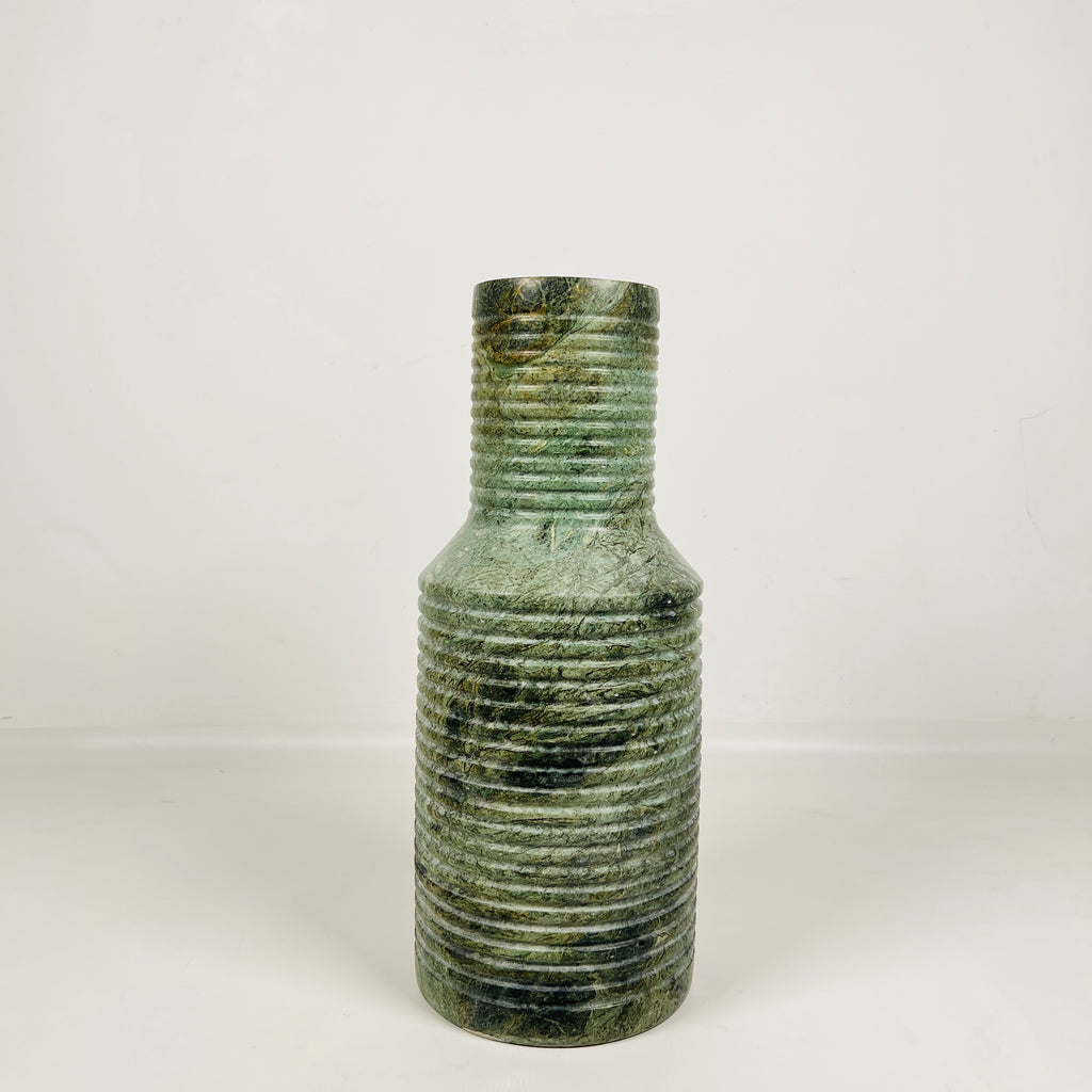 Jungle Green Ridge Vase