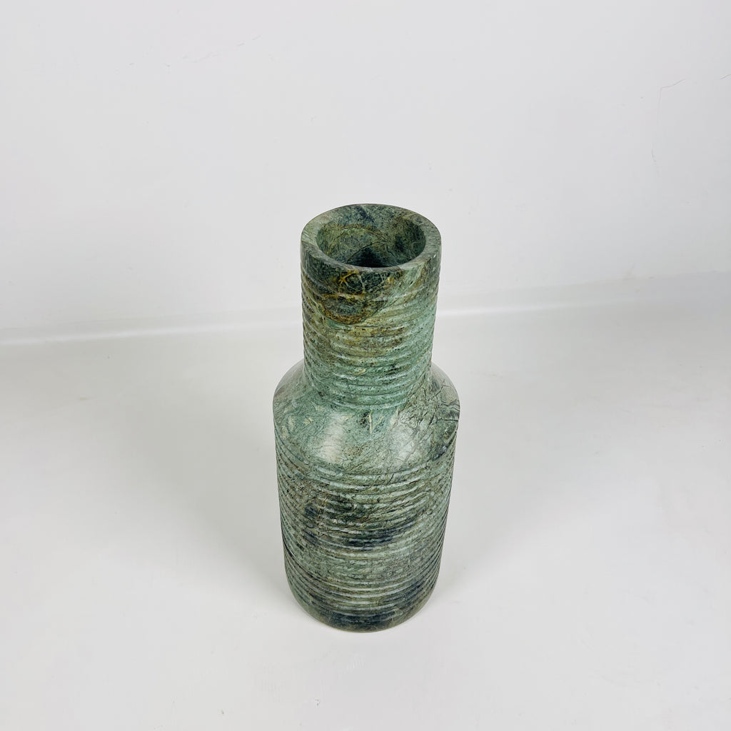 Jungle Green Ridge Vase