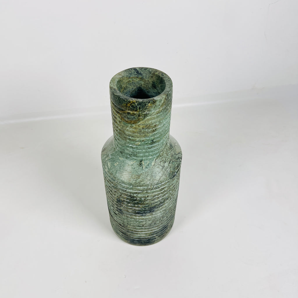 Jungle Green Ridge Vase