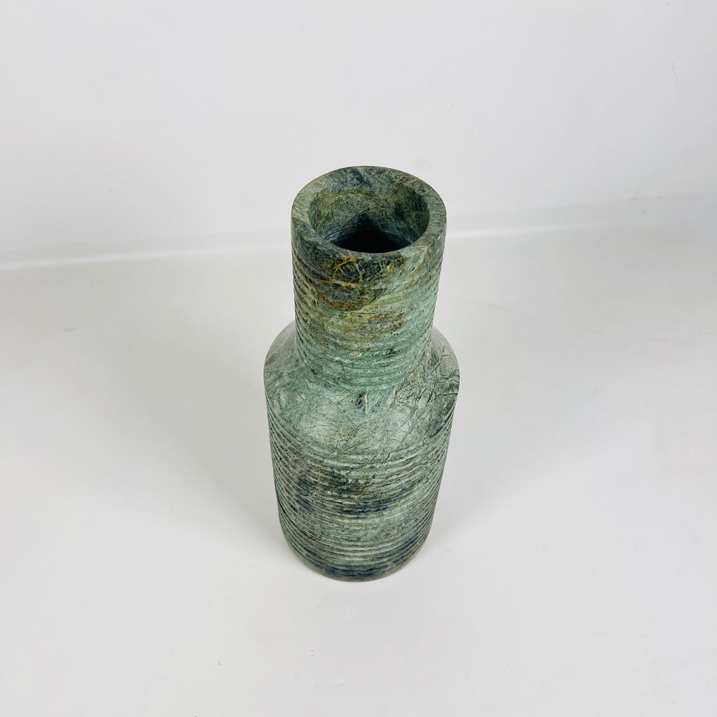 Jungle Green Ridge Vase