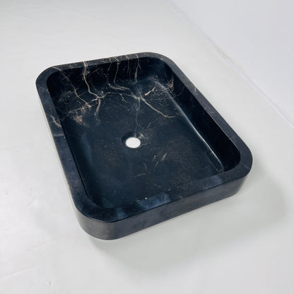 Rounded Rectangle Sink - Polish Black
