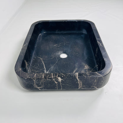 Rounded Rectangle Sink - Polish Black