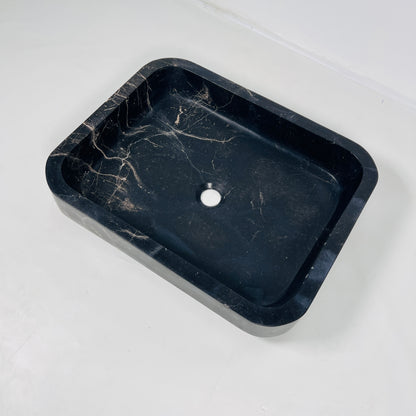 Rounded Rectangle Sink - Polish Black