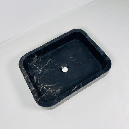 Rounded Rectangle Sink - Polish Black
